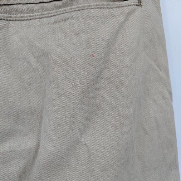 Obey Propaganda Mid-Rise Straight Khaki Pants Slim Skinny Stretch 32 Mens Tan - Picture 12 of 16